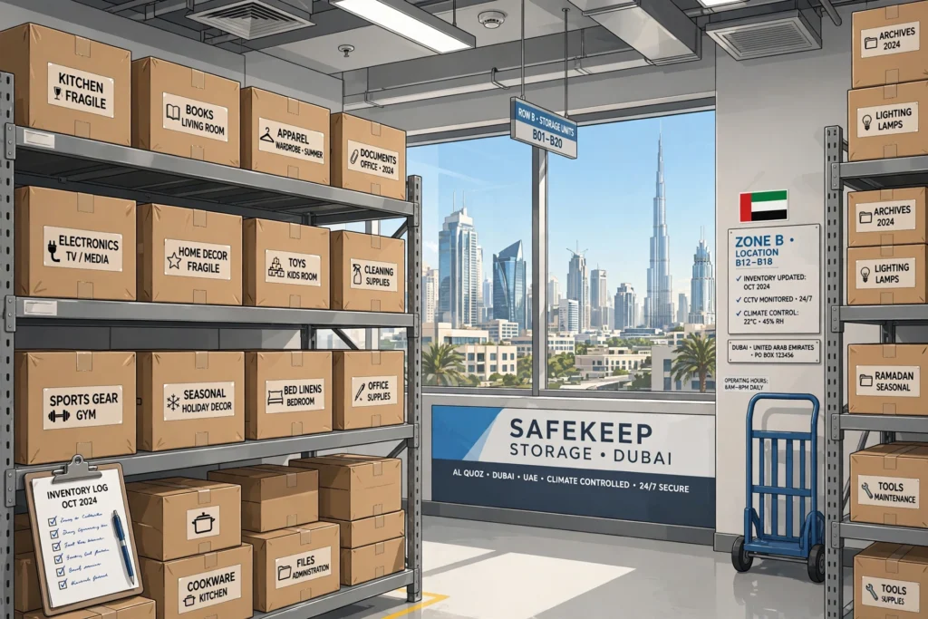 Furniture storage in Dubai