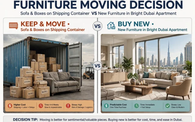 ship furniture to Dubai or buy new
